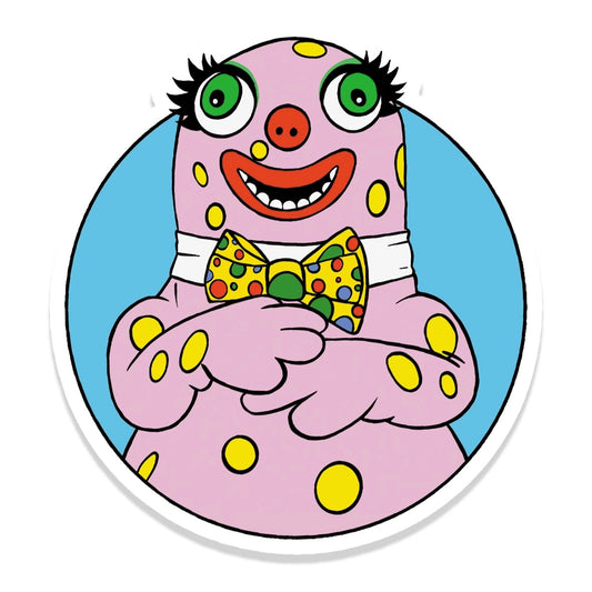 Blobby Head Vinyl Sticker