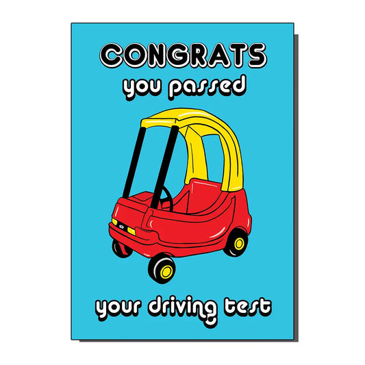 Congrats You Passed Card