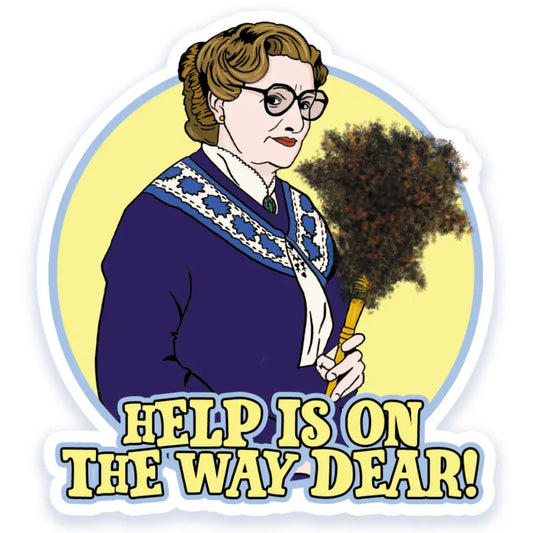 Mrs Doubtfire Vinyl Sticker