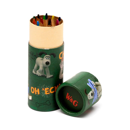 Wallace & Gromit Pencil Pot with 12 Colouring Pencils