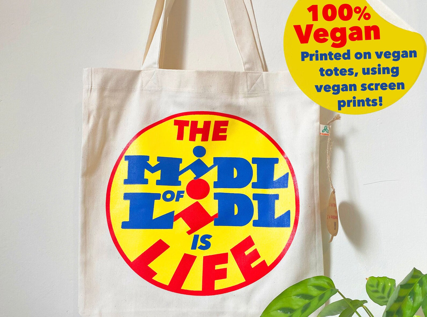 The Middle of Lidl is Life Tote Bag