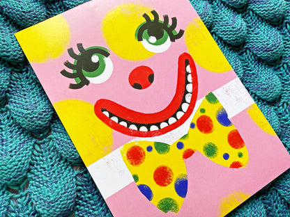 Mr Blobby inspired A4/A3 Print - comes with a FREE PRINT!