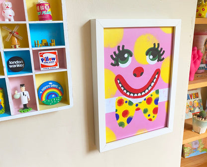 Mr Blobby inspired A4/A3 Print - comes with a FREE PRINT!