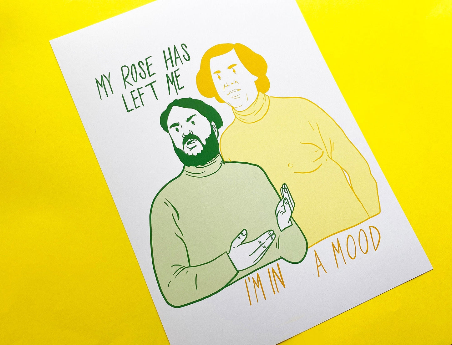 Mulligan & O'Hare 'My Rose Has Left Me' Inspired Print - FREE PRINT with every order!