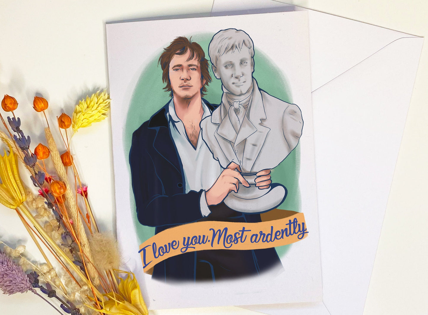 Mr Darcy/Pride & Prejudice/Jane Austen inspired Card