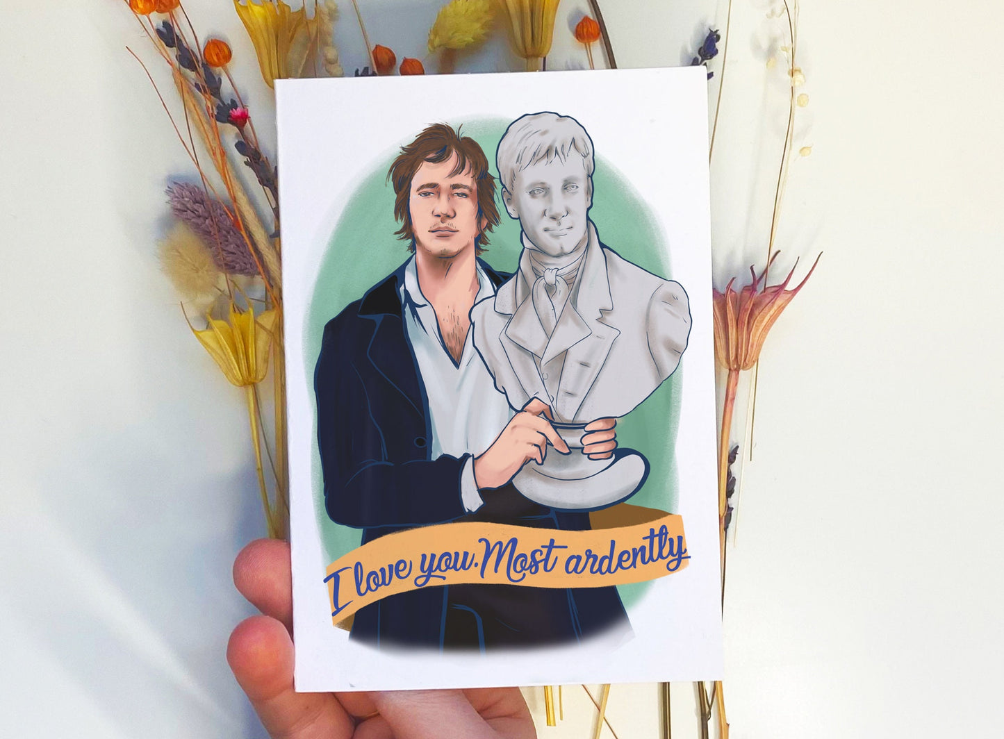 Mr Darcy/Pride & Prejudice/Jane Austen inspired Card