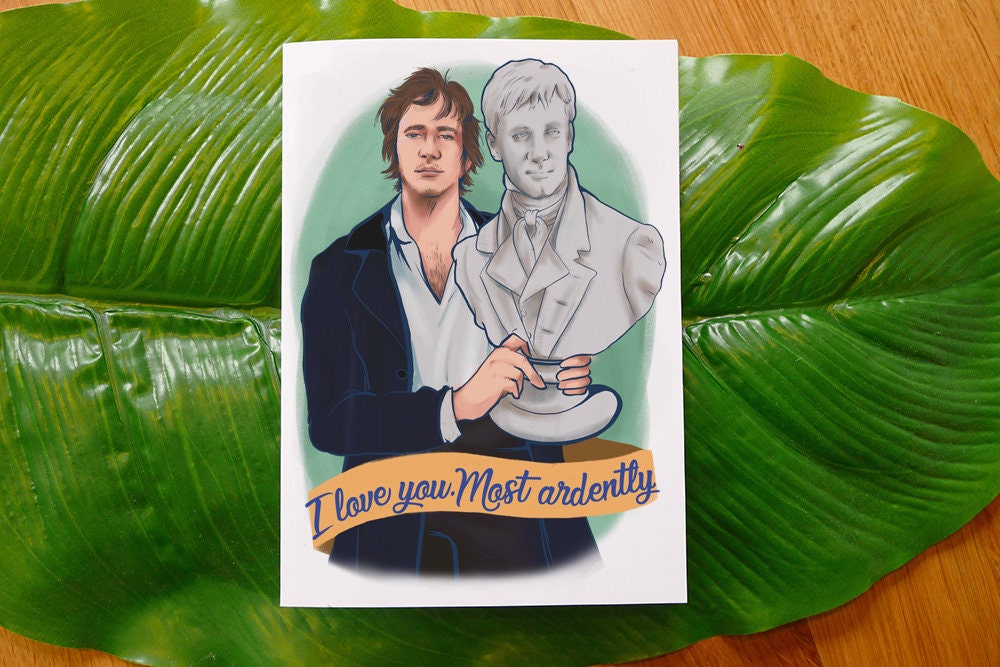 Mr Darcy/Pride & Prejudice/Jane Austen inspired Card