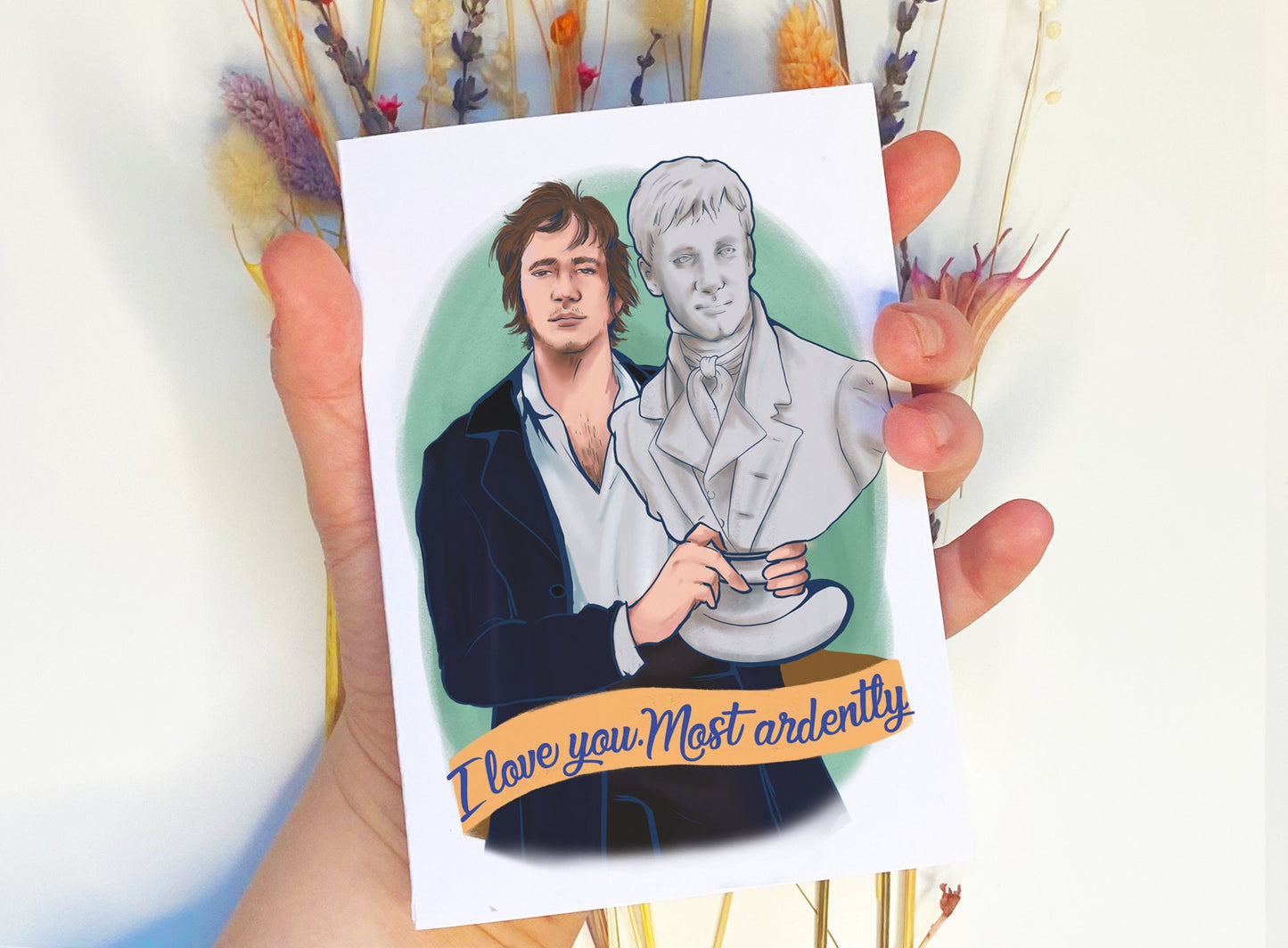 Mr Darcy/Pride & Prejudice/Jane Austen inspired Card