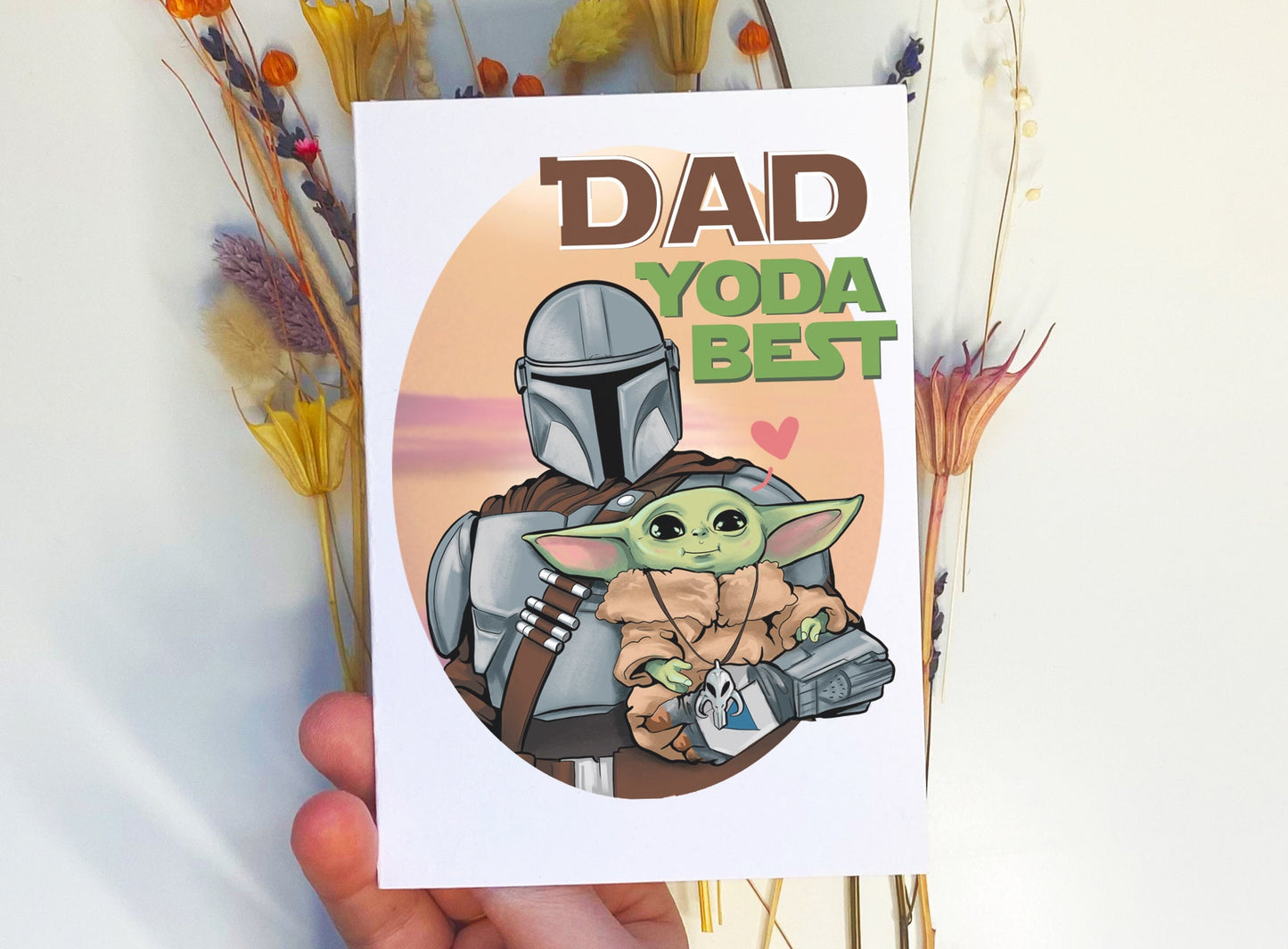 Dad, Yoda best! The Mandalorian & Grogu Star Wars inspired Father's Day Card