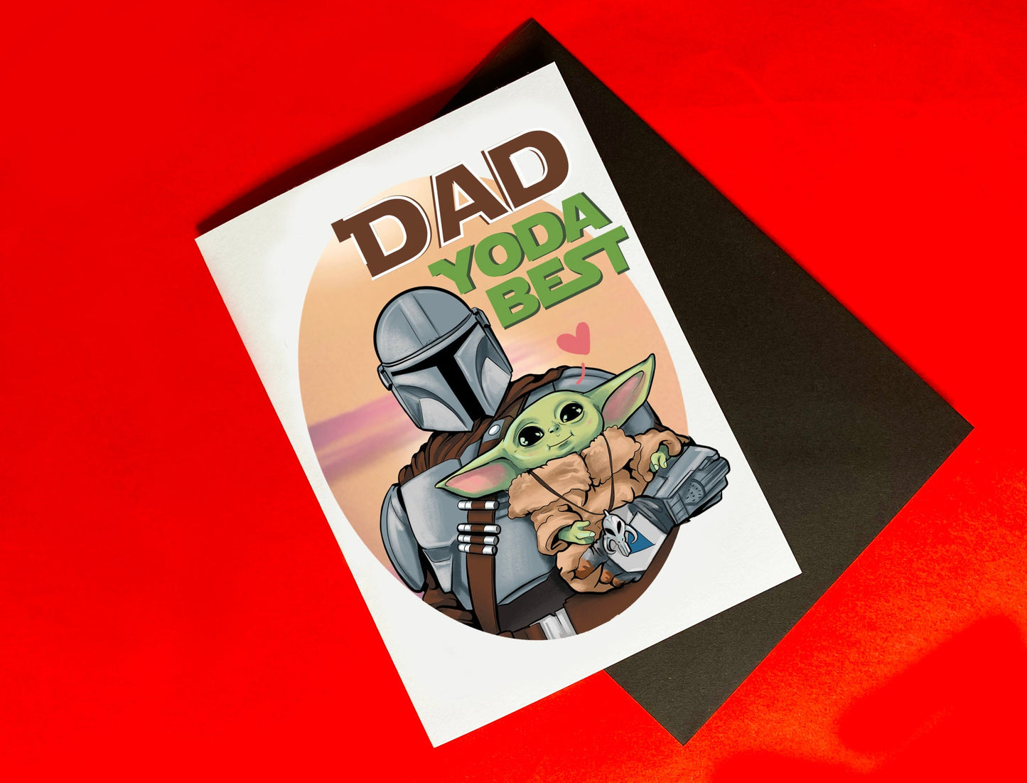 Dad, Yoda best! The Mandalorian & Grogu Star Wars inspired Father's Day Card