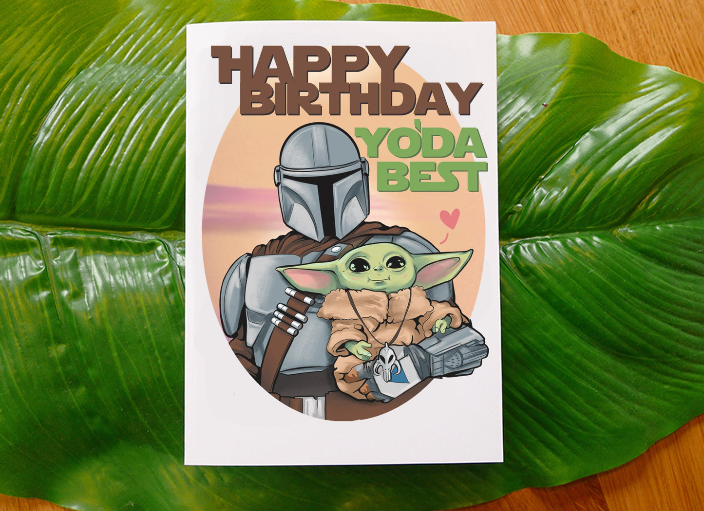 Happy Birthday, Yoda best! The Mandalorian & Grogu Star Wars inspired Birthday Card