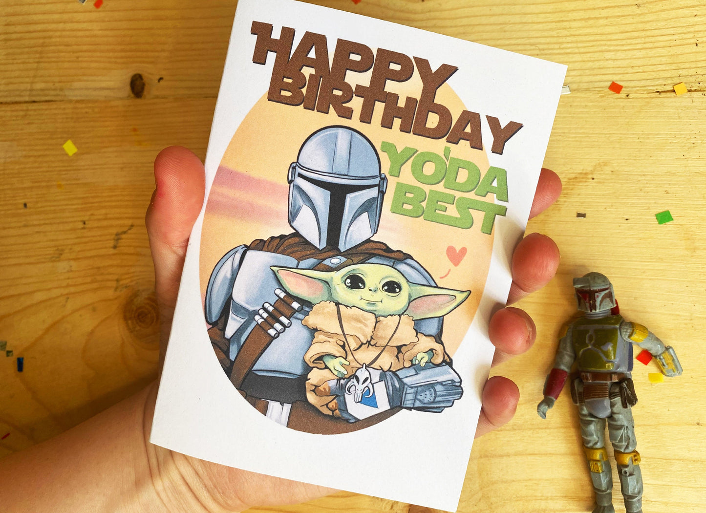 Happy Birthday, Yoda best! The Mandalorian & Grogu Star Wars inspired Birthday Card