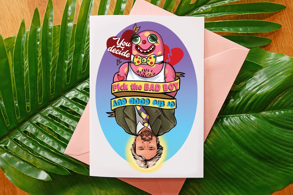 Mr Blobby & Noel Edmonds card