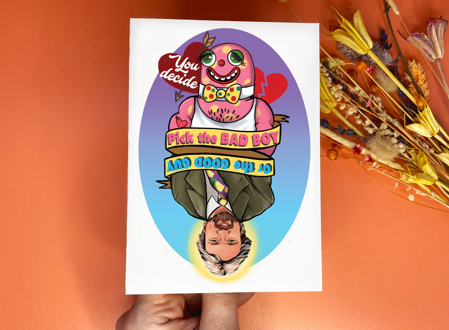 Mr Blobby & Noel Edmonds card