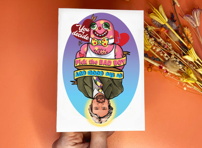 Mr Blobby & Noel Edmonds card