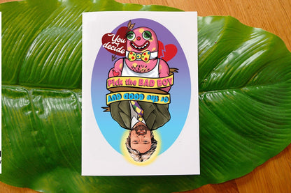 Mr Blobby & Noel Edmonds card