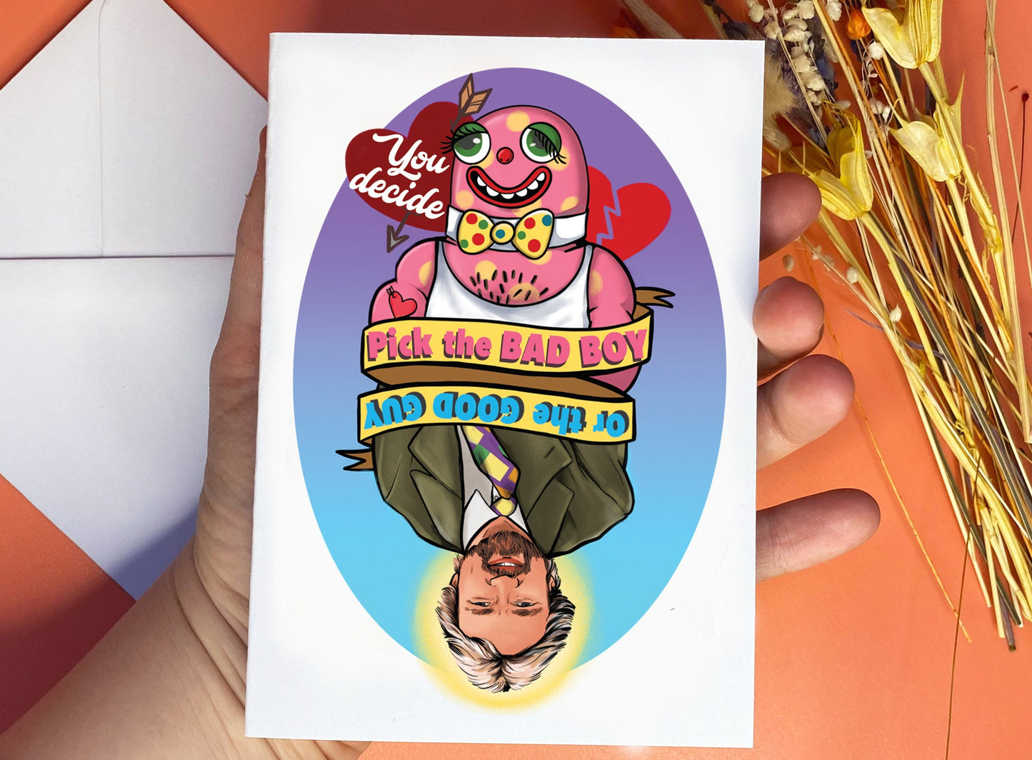 Mr Blobby & Noel Edmonds card