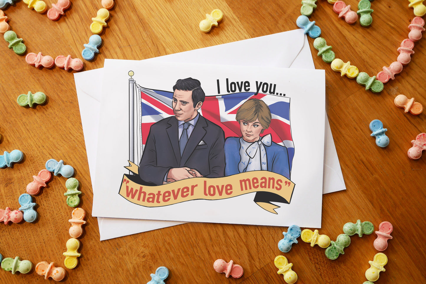 The Crown Princess Diana & Prince Charles inspired card