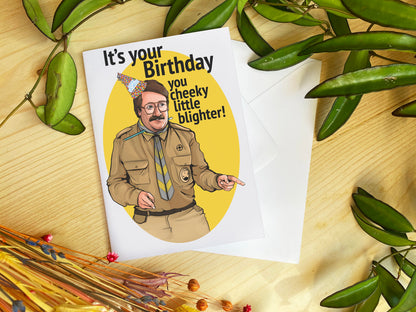 It's Your Birthday You Cheeky Little Blighter - Pat Butcher from Ghosts inspired Card