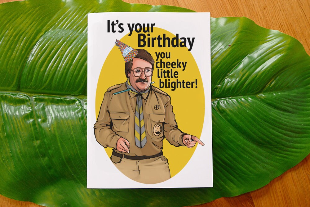 It's Your Birthday You Cheeky Little Blighter - Pat Butcher from Ghosts inspired Card