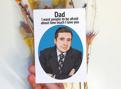 The Office/Michael Scott humorous themed Father's Day/Birthday Card