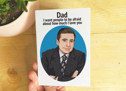 The Office/Michael Scott humorous themed Father's Day/Birthday Card