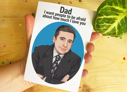 The Office/Michael Scott humorous themed Father's Day/Birthday Card