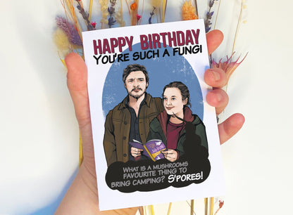 The Last Of Us inspired TV show Birthday card