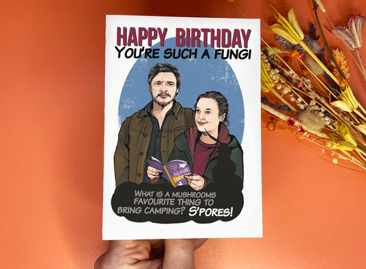 The Last Of Us inspired TV show Birthday card