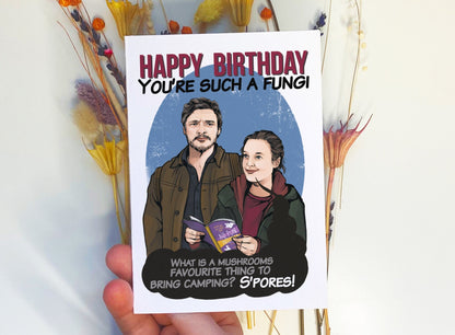 The Last Of Us inspired TV show Birthday card