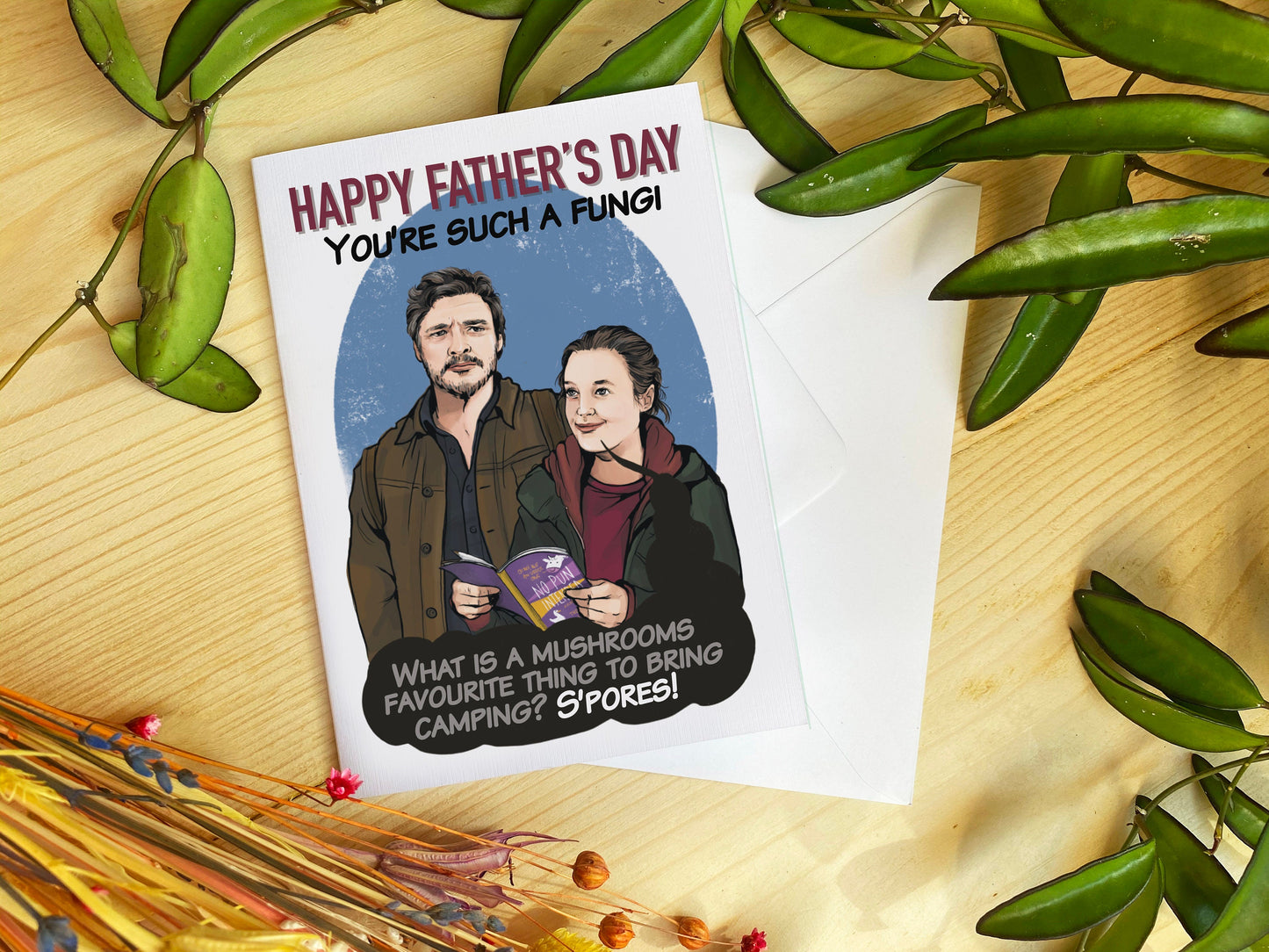 The Last Of Us inspired TV show Father’s Day card