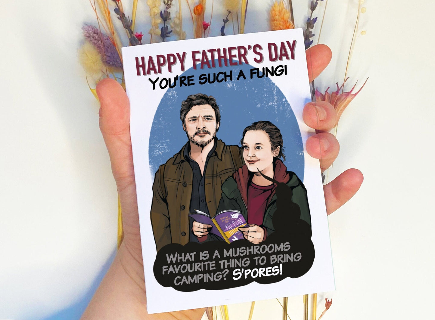 The Last Of Us inspired TV show Father’s Day card