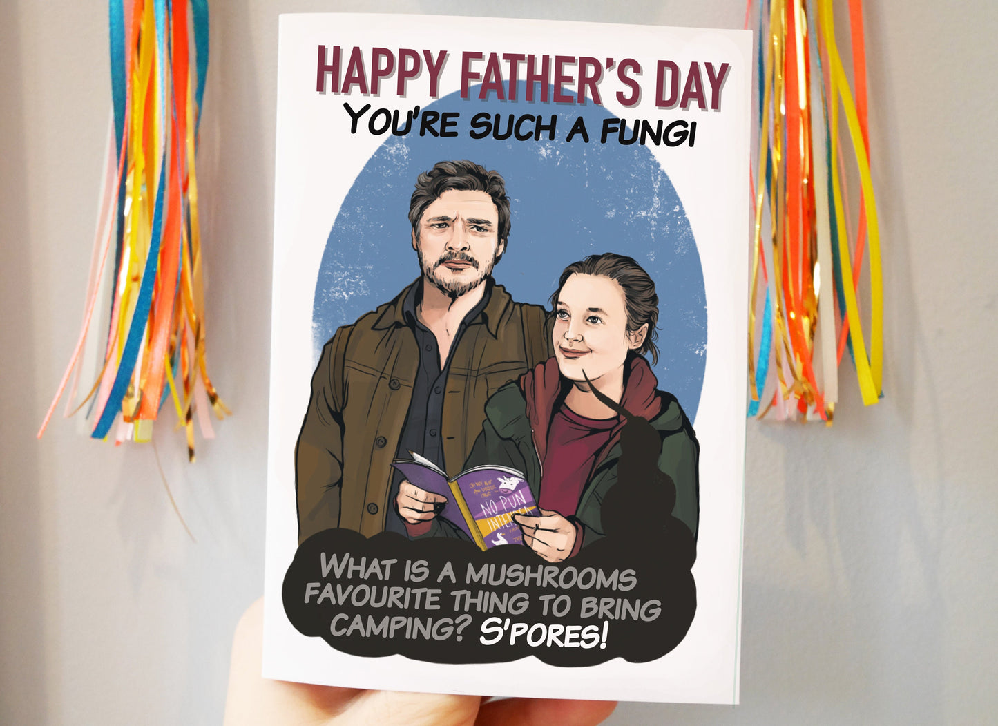 The Last Of Us inspired TV show Father’s Day card