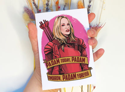 PADAM Today PADAM Tomorrow PADAM Forever - Kylie Minogue/The hunger Games cross over card!