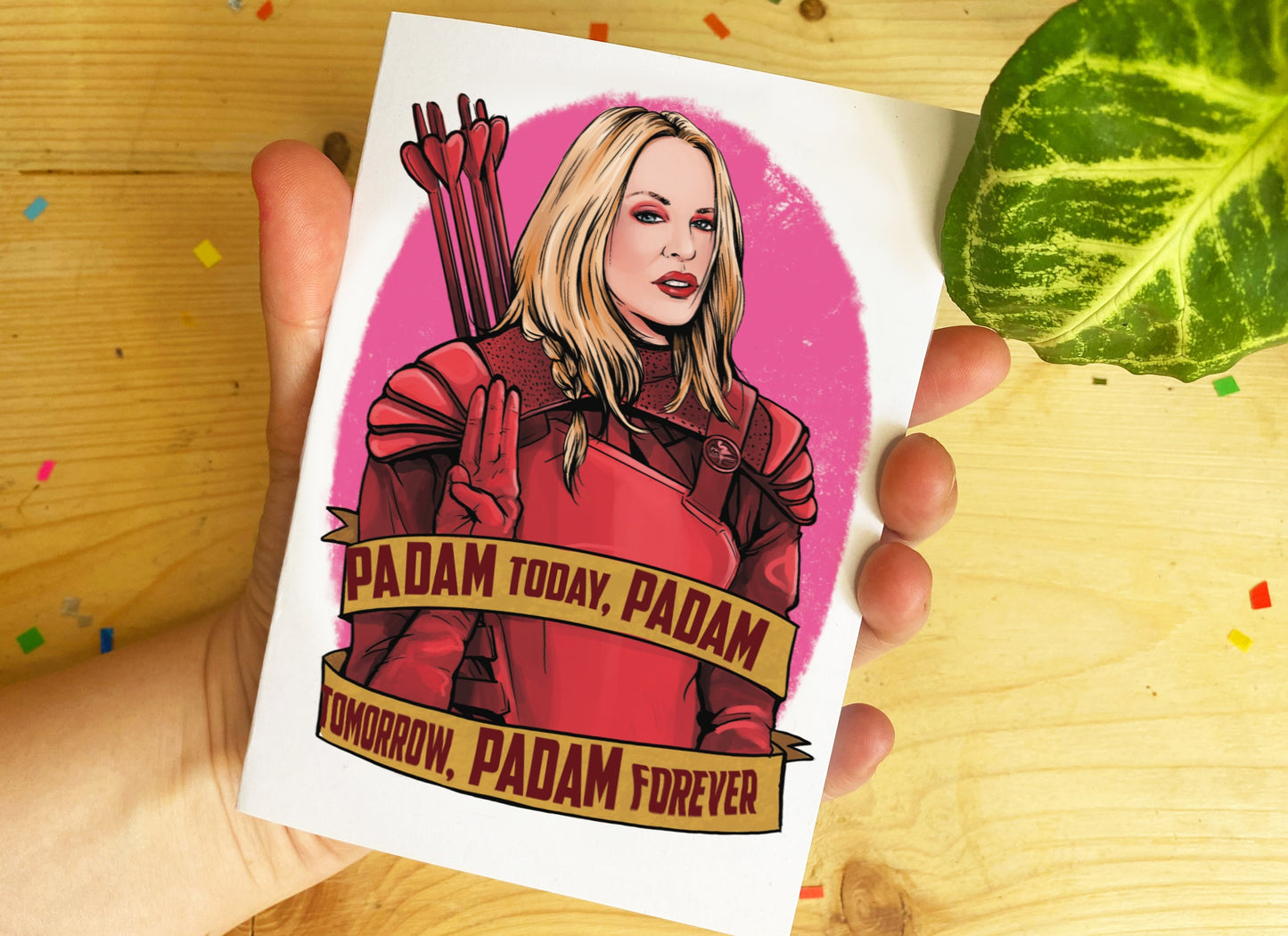 PADAM Today PADAM Tomorrow PADAM Forever - Kylie Minogue/The hunger Games cross over card!