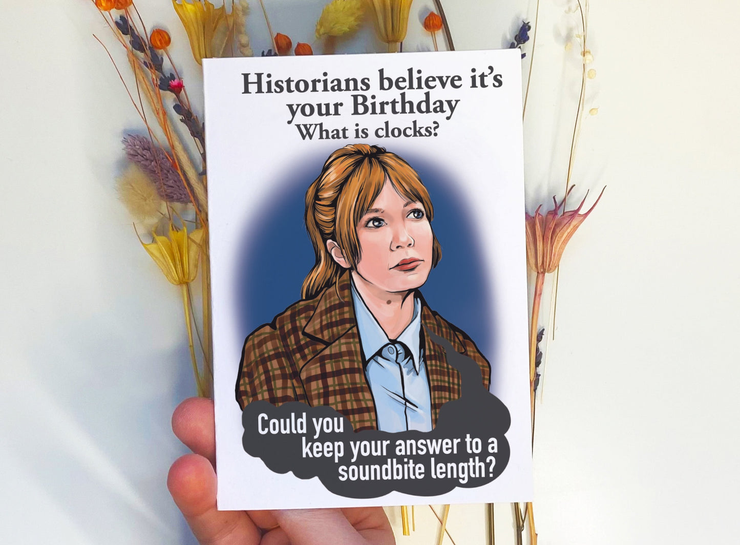 Philomena Cunk inspired Birthday card