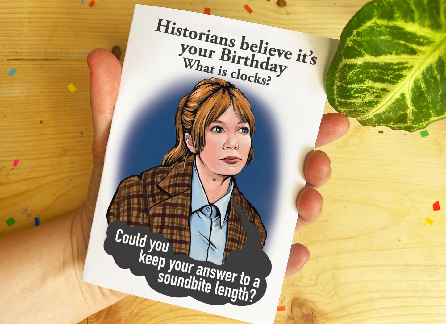 Philomena Cunk inspired Birthday card