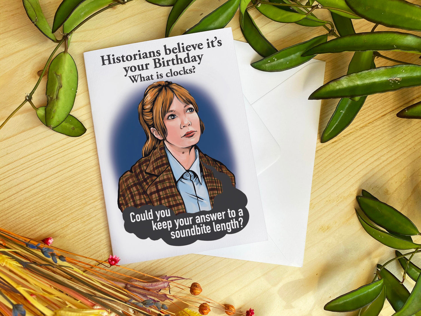 Philomena Cunk inspired Birthday card