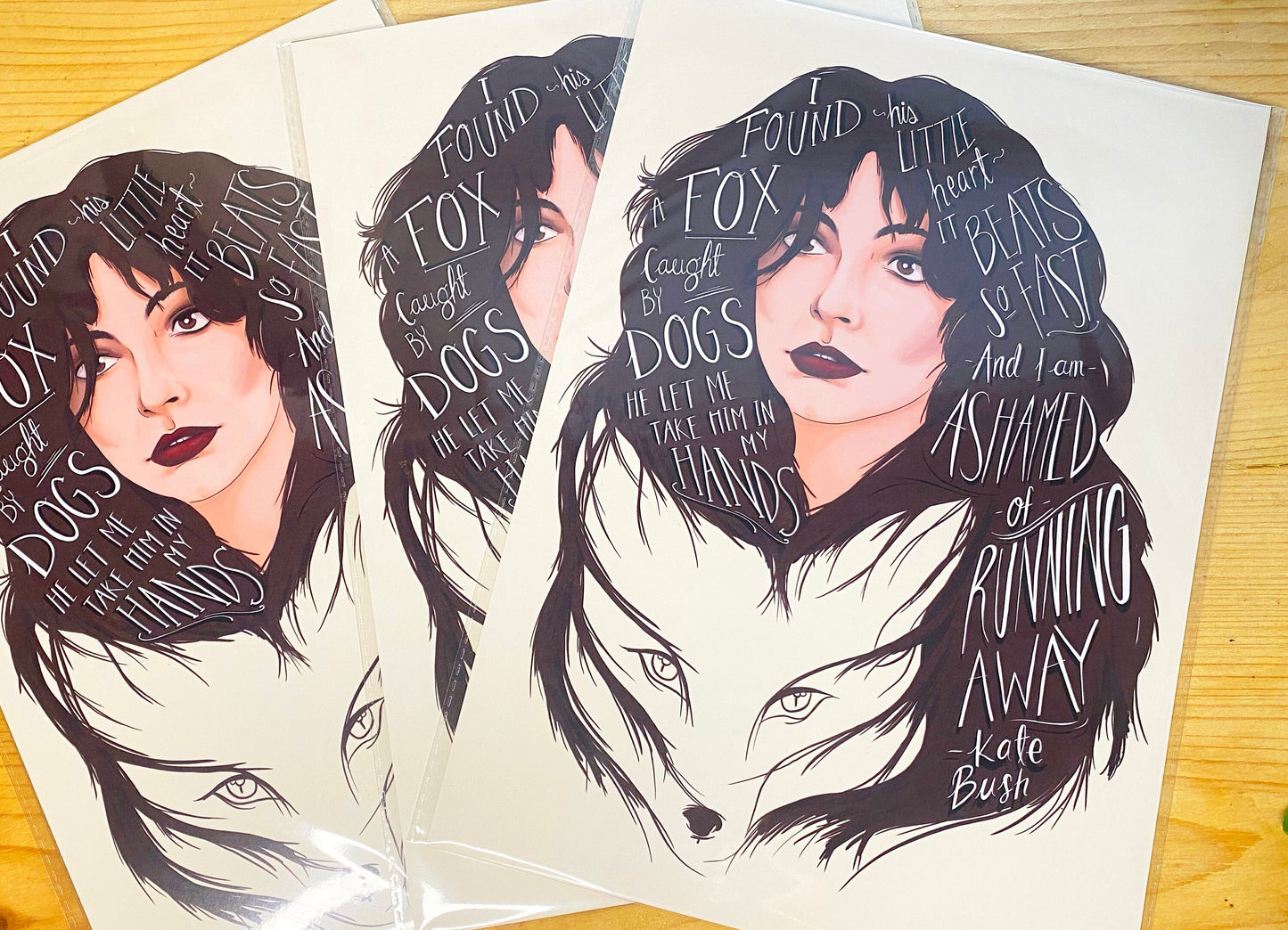 Hounds of Love Kate Bush inspired A4 print - FREE PRINT with every ORDER!