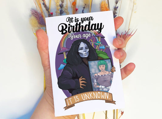 Willy Wonka Glasgow experience inspired Birthday card