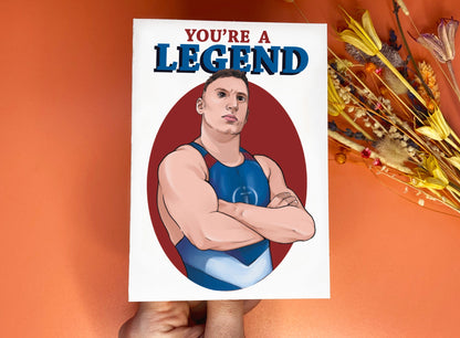 You're A Legend - Gladiators inspired Card