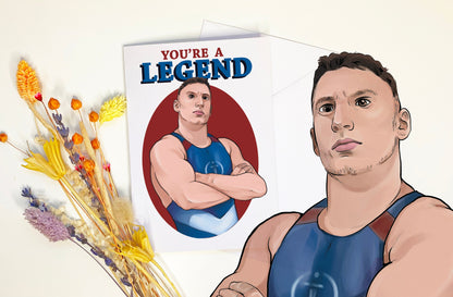 You're A Legend - Gladiators inspired Card