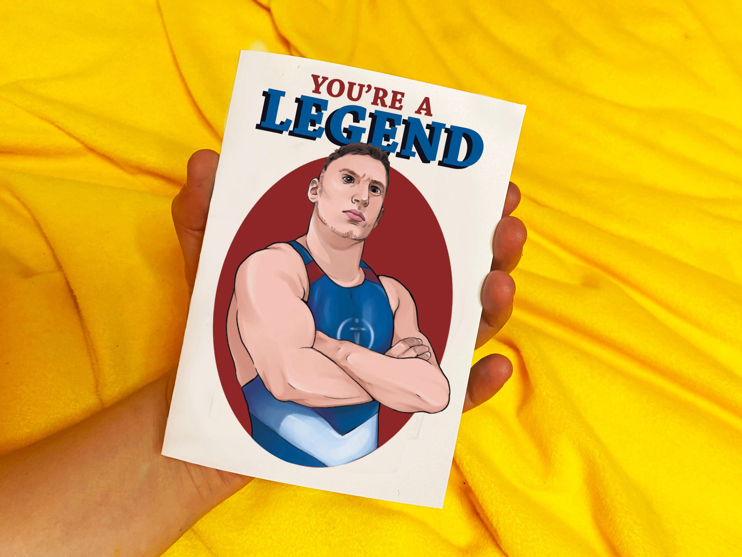 You're A Legend - Gladiators inspired Card