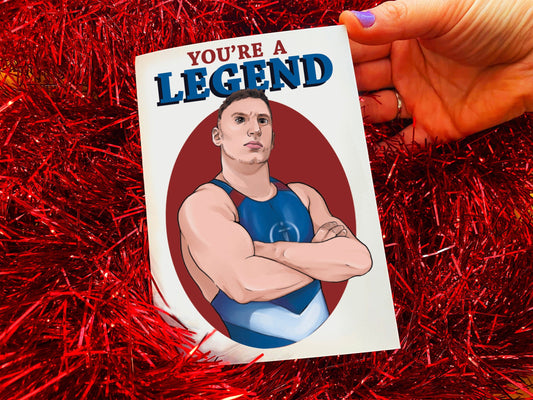 You're A Legend - Gladiators inspired Card