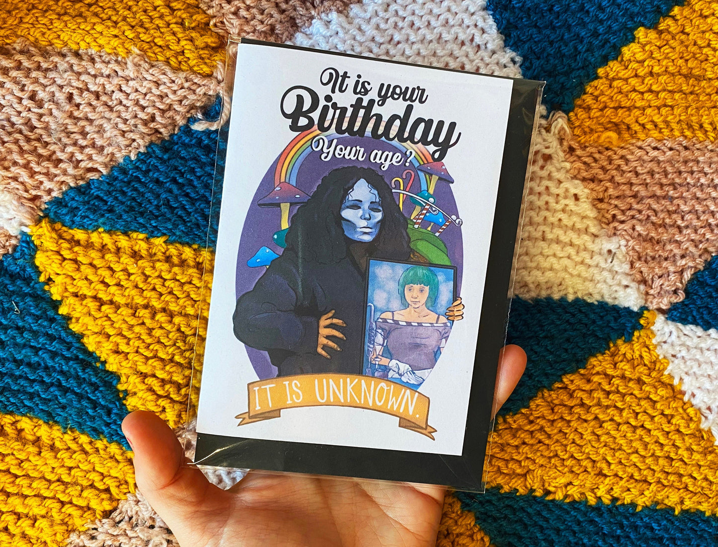 Willy Wonka Glasgow experience inspired Birthday card