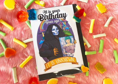 Willy Wonka Glasgow experience inspired Birthday card