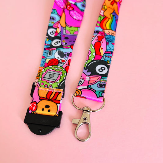 90s Nostalgia Lanyard
