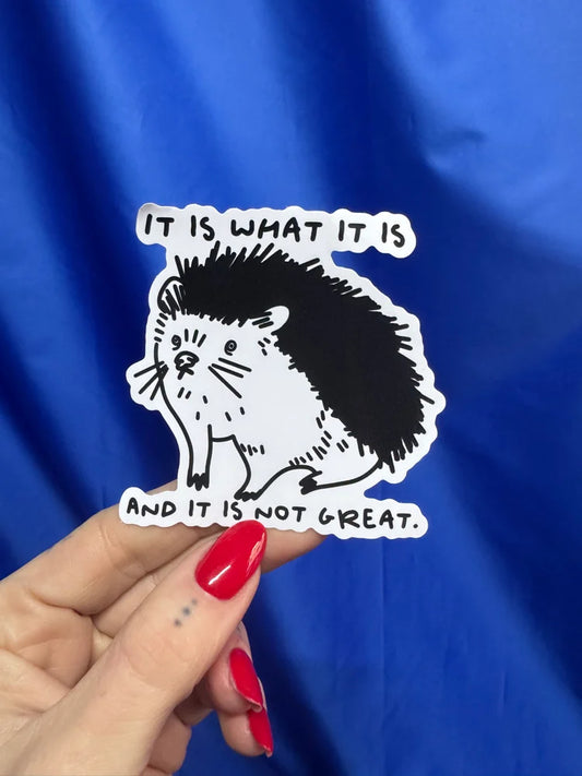 It is what it is Daze sticker