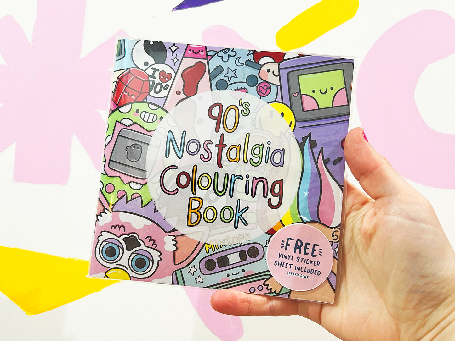 90's Nostalgia Colouring Book