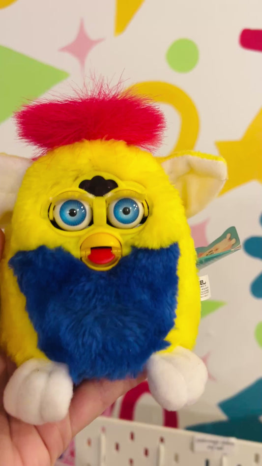 1999 Boxed Primary Furby Baby - Working with voice!